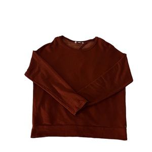 Open back sweater